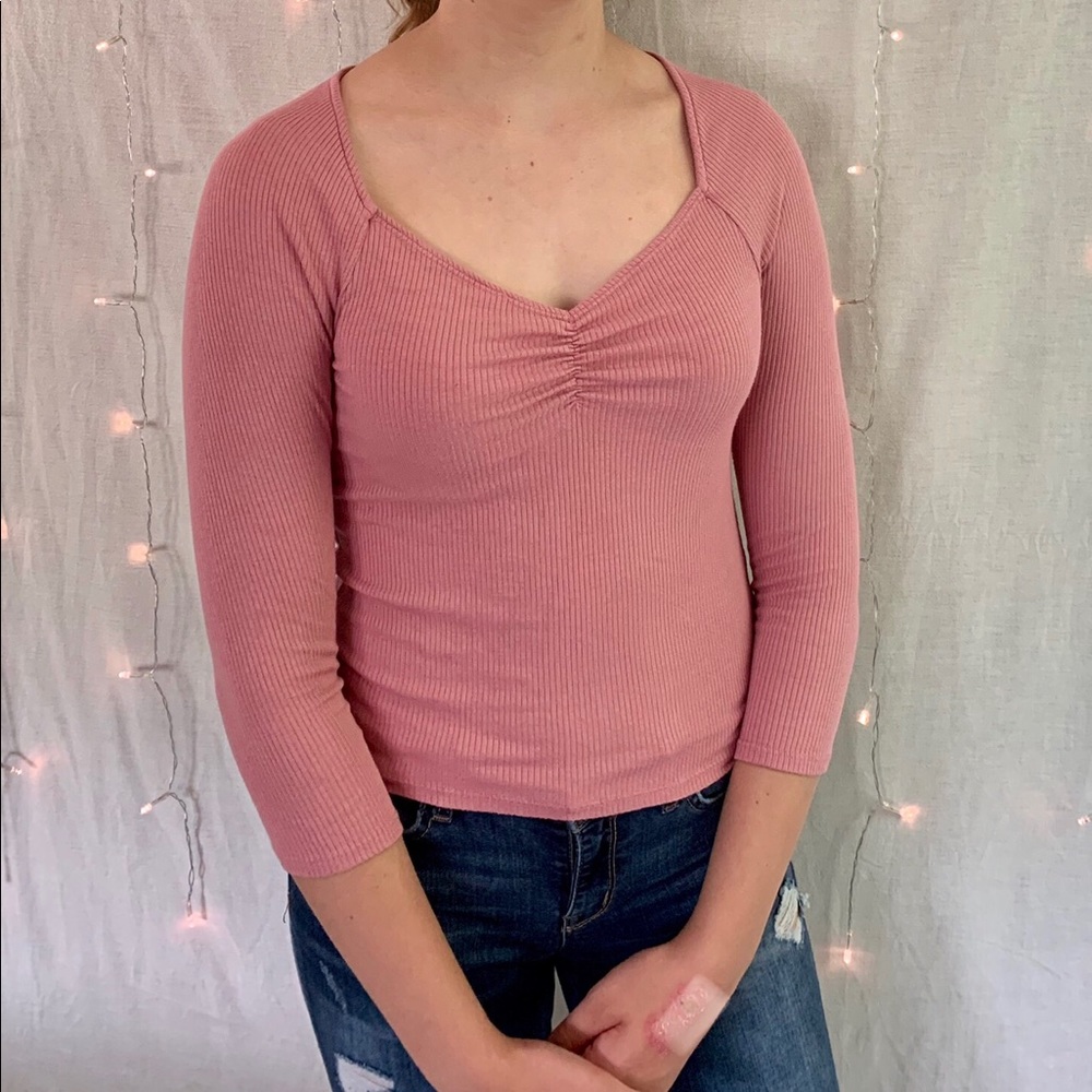 Pink top